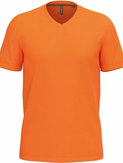 Kariban K 357 Pánské tričko s výstřihem do V 20.K357 orange