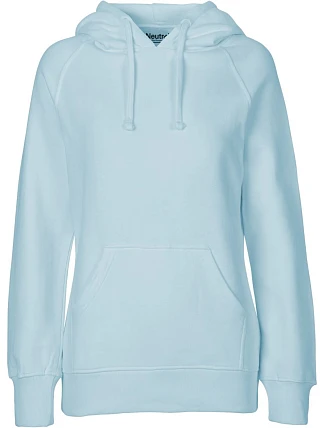 Neutral O 83101 Dámská mikina s kapucí z bio bavlny 77.8311 light blue Neutral O 83101 Dámská mikina s kapucí z bio bavlny 77.8311 light blue