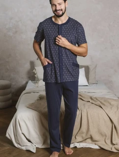 Italská móda Ricardo c.r. long sp. barva:print/blue