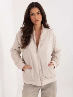 Mikina LK BL 510136.89 světle béžová Mikina LK BL 510136.89 světle béžová