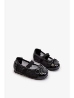 Dětské balerínky s mašlí, Black Jellema