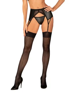 Půvabné punčochy S824 stockings - Obsessive