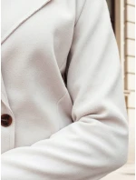 Dámský dlouhý béžový kabát LINNORE oversize FashionStreet NY0706