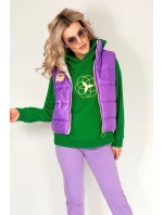 Dámská vesta Joy violet - MM FASHION