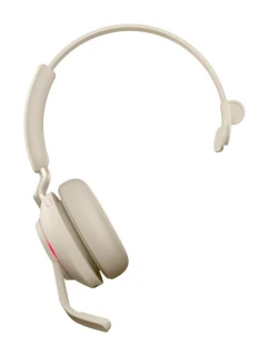 Bezdrátová sluchátka do uší Jabra Evolve2 65 UC Mono Link380c, béžová