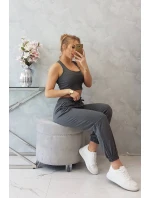 Grafitová souprava top+kalhoty Grafitová souprava top+kalhoty