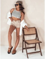 Dámské šortky SUNYLOOK beige FashionStreet SY0373