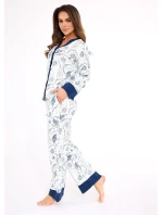 Cornette pyžamo 514/443 Amber long/r S-2XL dámské rozepínací