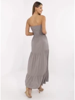 Šaty D73761M30251 šedé