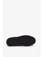 Pánské kožené tenisky Lee Cooper – černé