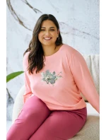 3471 DÁMSKÉ DLOUHÉ PYŽAMO PATRICIA 2XL-4XL