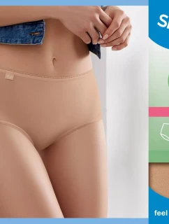 sloggi 24/7 Cotton Midi C3P - BROWN - SLOGGI BROWN - SLOGGI