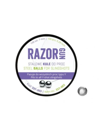 Kuličky RazorGun 7 mm do praku 100 ks (337-003) Kuličky RazorGun 7 mm do praku 100 ks (337-003)