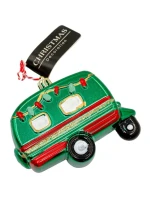 DEKORACE ZÁVĚSNÁ CETKA KARAVAN ZELENÁ