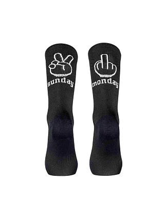 Cyklistické ponožky NORTHWAVE Sunday Monday Sock, černé Cyklistické ponožky NORTHWAVE Sunday Monday Sock, černé