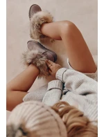 Dámské semišové sněhule s kožešinovou šedou Alexa Dámské semišové sněhule s kožešinovou šedou Alexa