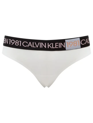 Dámská tanga QF5448E-100 - Calvin Klein