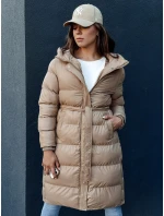 Dámský prošívaný kabát GLAMMANT beige FashionStreet TY4354 Dámský prošívaný kabát GLAMMANT beige FashionStreet TY4354