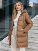 FashionStreet dámská zimní dlouhá velbloudí bunda TY5167