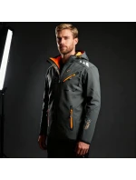 Geographical Norway Softshellová bunda Royaute DB 068 M WY8027H/GN/Dark Grey / Orange