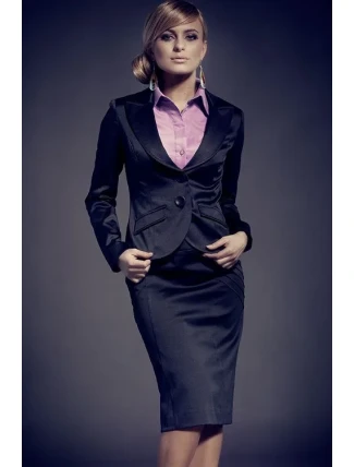 Bunda Monique Mod. Č. 47 černá - Figl Bunda Monique Mod. Č. 47 černá - Figl