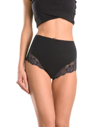 Dámské kalhotky 2PACK LPF 111 Černá - Key Dámské kalhotky 2PACK LPF 111 Černá - Key