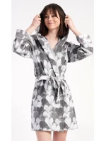 Dámský župan krátký s kapucí Srdce