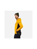Pánská mikina ROSSIGNOL BLACKSIDE MIX FZH FLEECE, žlutá