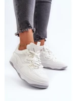 Dámské tenisky na platformě bílé Etnaria