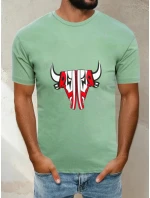 FashionStreet pánské světle zelené tričko RX4930
