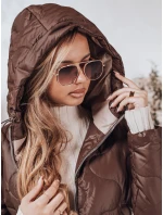 Dámská bunda kávová FashionStreet TY4239