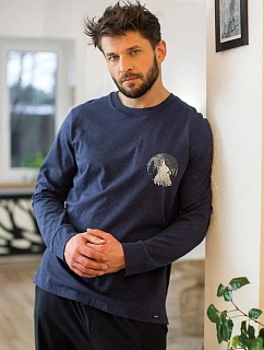 Pyžamo Key MNS 614 B26 dlouhé rukávy, velikosti M–2XL
