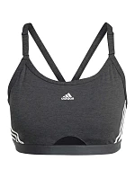 Adidas Aeroreact Training Light-Support 3-Stripes Bra W HC7870