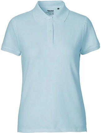 Neutral O 22980 Dámské piqué polo z bio bavlny 77.2280 light blue Neutral O 22980 Dámské piqué polo z bio bavlny 77.2280 light blue