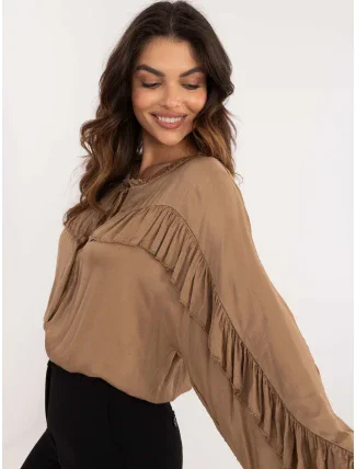 Košile TW KS BI 12022.16P camel