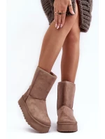 Dámské sněhové boty VL256P Tmavě béžová - Seastar Dámské sněhové boty VL256P Tmavě béžová - Seastar