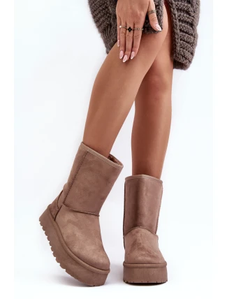 Dámské sněhové boty VL256P Tmavě béžová - Seastar Dámské sněhové boty VL256P Tmavě béžová - Seastar