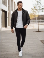 Pánská přechodná bunda černá FashionStreet TX4583