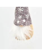 PŘÍVĚSEK S CETKOU SKŘÍTEK ŠEDÝ 11CM