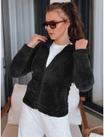 Dámská mikina s kapucí černá FashionStreet BY1556