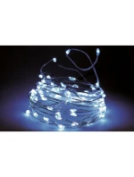 DRÁTĚNÉ SVĚTLO GIRLANDA 240 VEDLO STUDENÁ BÍLÁ