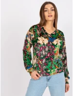 Halenka DHJ BZ 6033 2.46P zelená Halenka DHJ BZ 6033 2.46P zelená