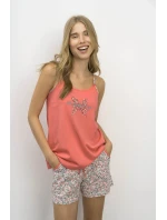 Dámské krátké pyžamo babydoll 16242 - Vamp Dámské krátké pyžamo babydoll 16242 - Vamp