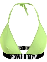 Dámská plavková podprsenka KW0KW02506 MOT neonově žluté - Calvin Klein Dámská plavková podprsenka KW0KW02506 MOT neonově žluté - Calvin Klein