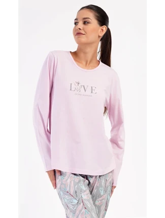 Dámské pyžamo dlouhé Kika Dámské pyžamo dlouhé Kika