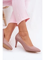 Fialové eko kožené lodičky Sergio Leone