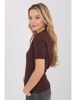 Svetr s krátkým rukávem  model 222828 Factory Price