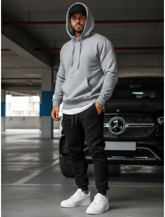 Pánské černé tepláky FashionStreet UX2395