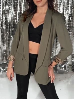 Dámská olivová bunda LEKONIK v jedné velikosti FashionStreet PY0113 Dámská olivová bunda LEKONIK v jedné velikosti FashionStreet PY0113