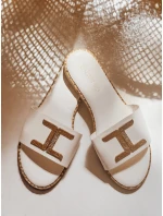 Dámské žabky GOLDISH white FashionStreet ZY0940